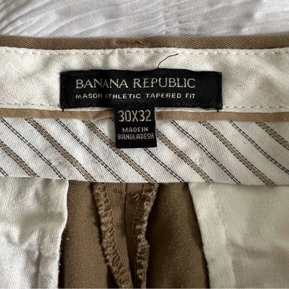 Banana Republic Men’s Mason Athletic Chinos size 30 x 32 - Picture 3 of 6